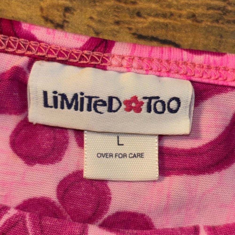 Limited Too Pink Floral Swim Skirt - Picture 2 of 3